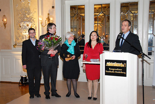 Preisverleihung 2012 Jamilia Jazylbekova